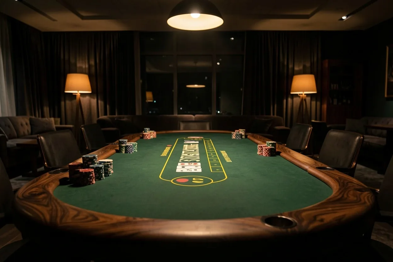 De exclusieve ambiance van de poker lounge bij Meroveld in Eindhoven