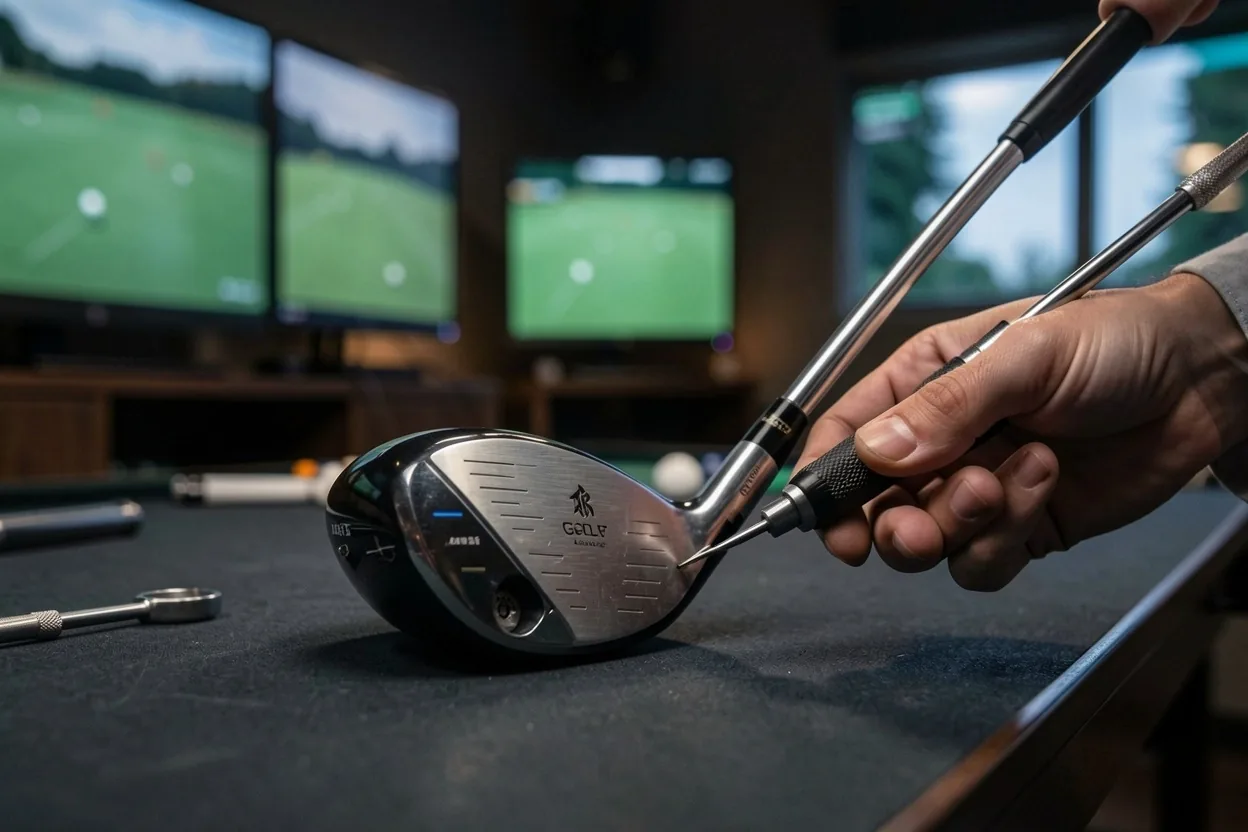 Golf swing analyse in de Meroveld fitting studio