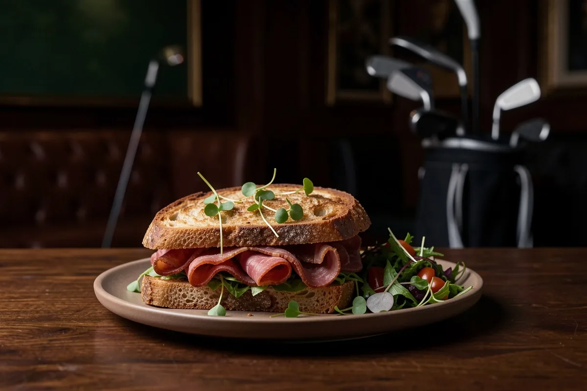 Lichte lunchgerechten en ambachtelijke broodjes in de lounge