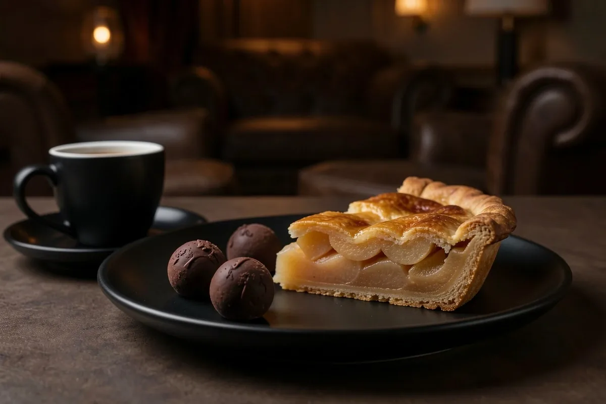 Zoete versnaperingen en patisserie bij de koffie